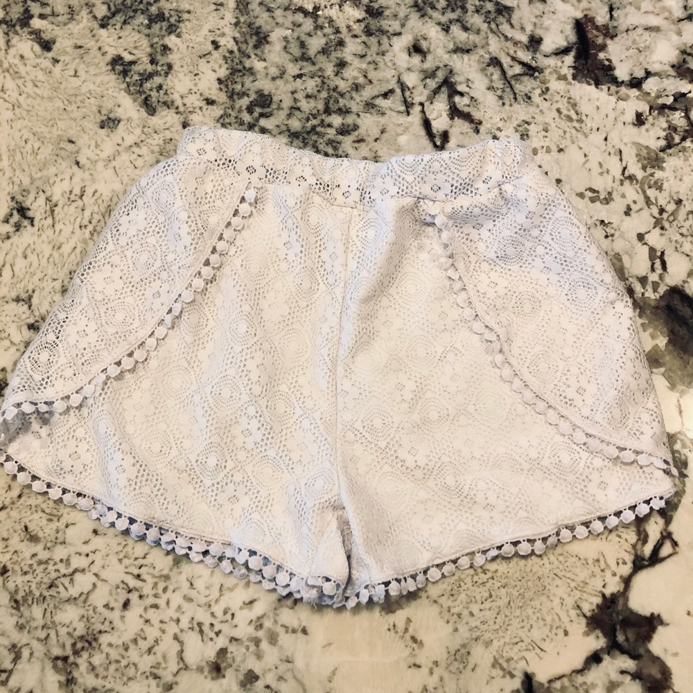 Girls lace shorts Sz 10/12